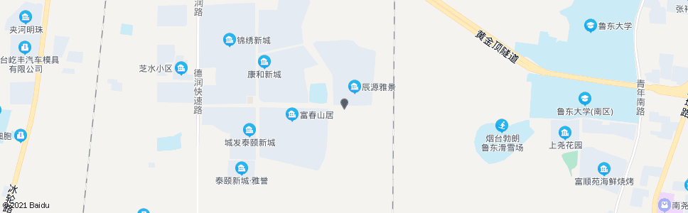 烟台辰源雅景_公交站地图_烟台公交_妙搜公交查询2025