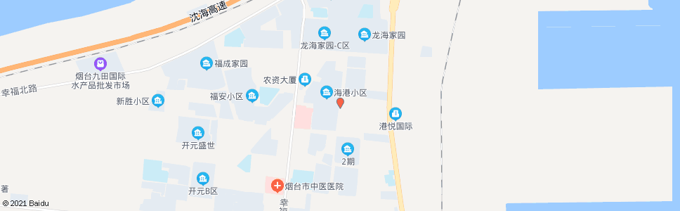 烟台海港新村_公交站地图_烟台公交_妙搜公交查询2025