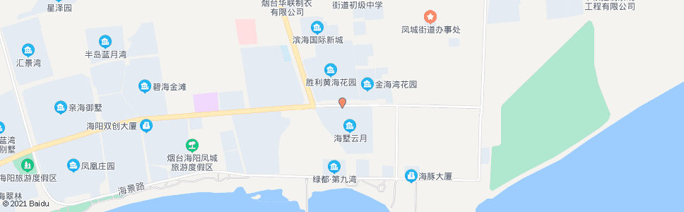 烟台黄海花园_公交站地图_烟台公交_妙搜公交查询2025