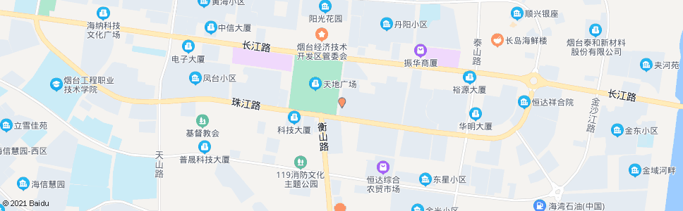 烟台金盛小区西门_公交站地图_烟台公交_妙搜公交查询2024