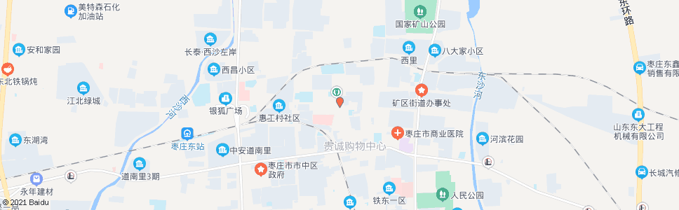 枣庄帅盾酒具用品店(君山路铁道口)_公交站地图_枣庄公交_妙搜公交查询2024