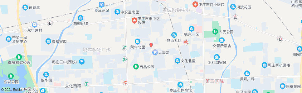 枣庄城市信用社_公交站地图_枣庄公交_妙搜公交查询2024