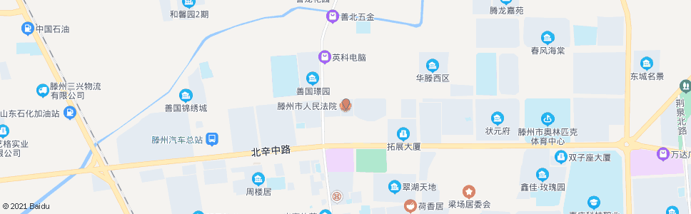 枣庄滕州市法院_公交站地图_枣庄公交_妙搜公交查询2025