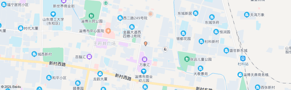 淄博共青团路东二路路口_公交站地图_淄博公交_妙搜公交查询2024