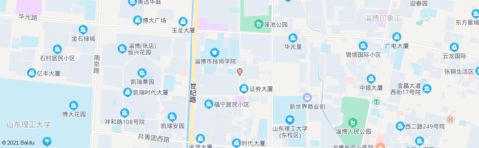 淄博西六路北首_公交站地图_淄博公交_妙搜公交查询2024