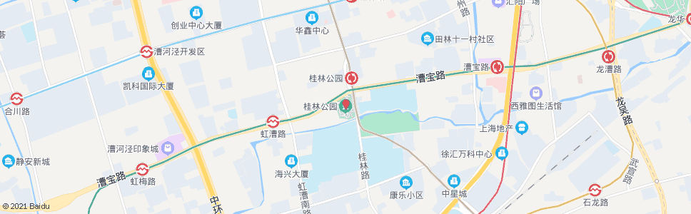 上海漕宝路桂林路(桂林公园)_公交站地图_上海公交_妙搜公交查询2024