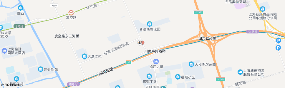 上海川南奉公路营前路(招呼站)_公交站地图_上海公交_妙搜公交查询2024