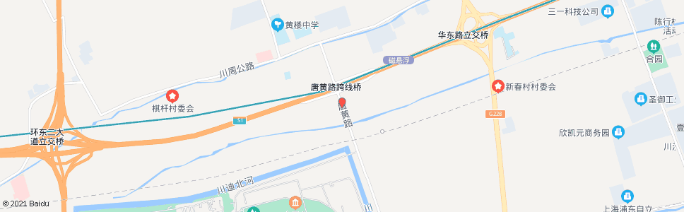 上海唐黄路迎宾大道_公交站地图_上海公交_妙搜公交查询2024