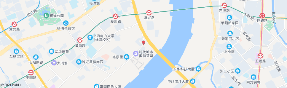 上海杨树浦路黎平路_公交站地图_上海公交_妙搜公交查询2024