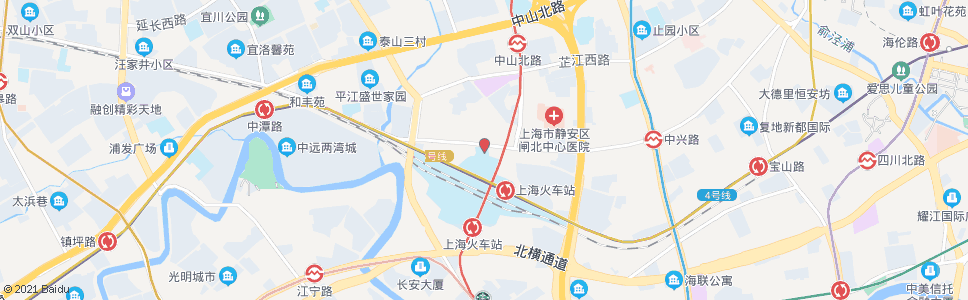 上海陕西北路新闸路(临时站)_公交站地图_上海公交_妙搜公交查询2024