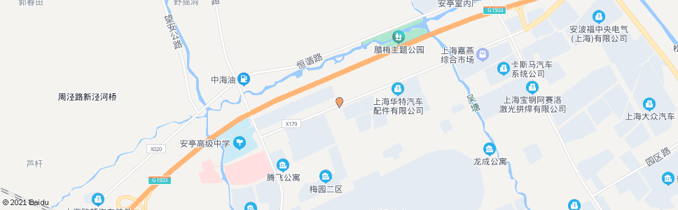 上海嘉安公路前杨路_公交站地图_上海公交_妙搜公交查询2024