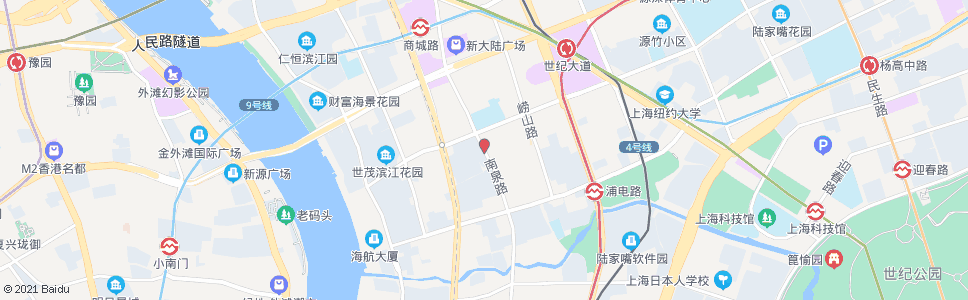 上海南泉路潍坊路_公交站地图_上海公交_妙搜公交查询2024