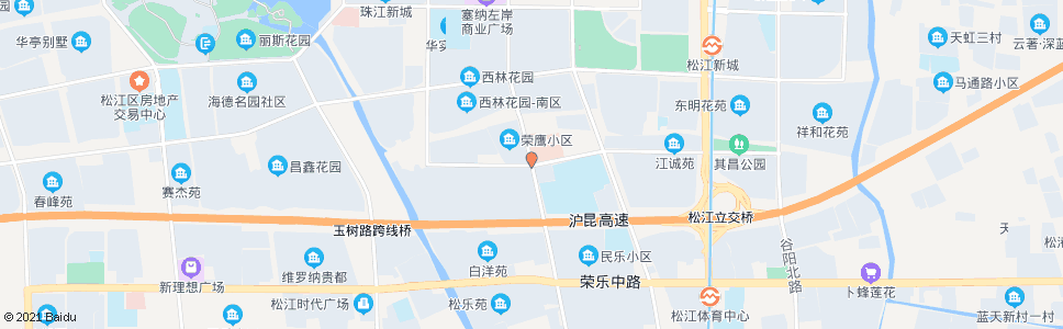 上海西林北路南其昌路_公交站地图_上海公交_妙搜公交查询2024