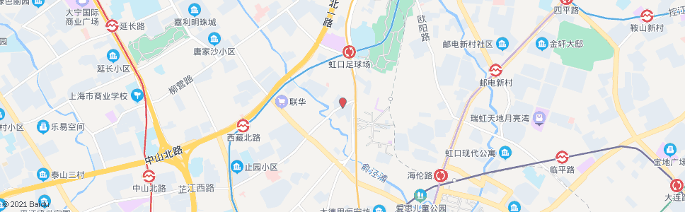 上海天通庵路同心路_公交站地图_上海公交_妙搜公交查询2024