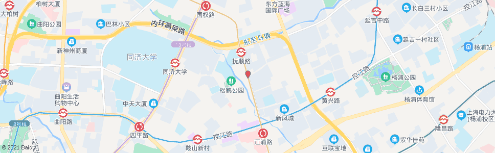 上海江浦路抚顺路_公交站地图_上海公交_妙搜公交查询2024