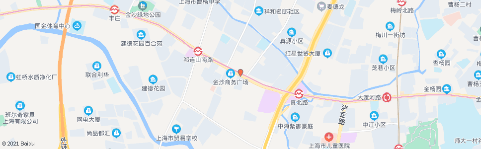 上海金沙江路万镇路_公交站地图_上海公交_妙搜公交查询2024