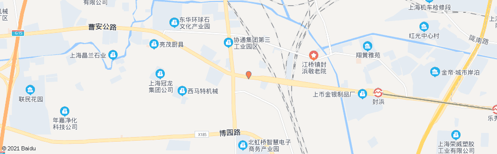 上海曹安公路翔江公路_公交站地图_上海公交_妙搜公交查询2024