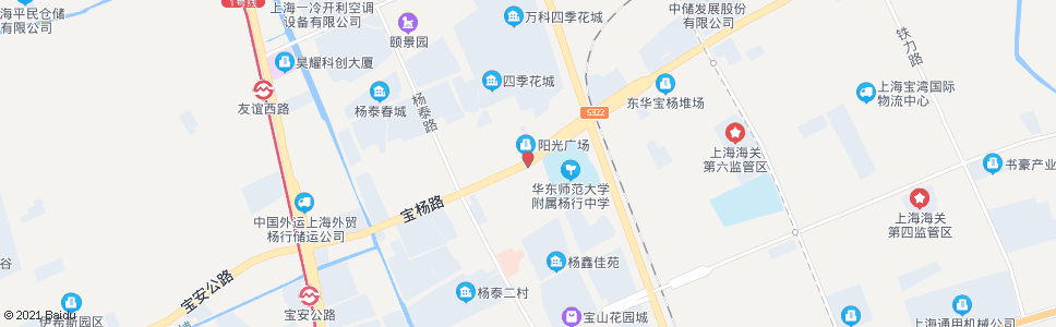 上海宝杨路松兰路_公交站地图_上海公交_妙搜公交查询2024