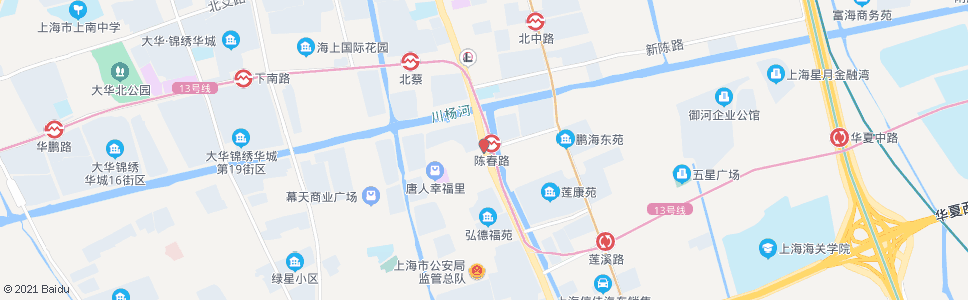 上海沪南路陈春路(招呼站)_公交站地图_上海公交_妙搜公交查询2024