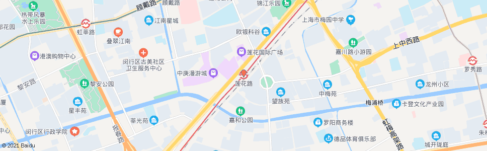 上海罗秀路莲花路_公交站地图_上海公交_妙搜公交查询2024