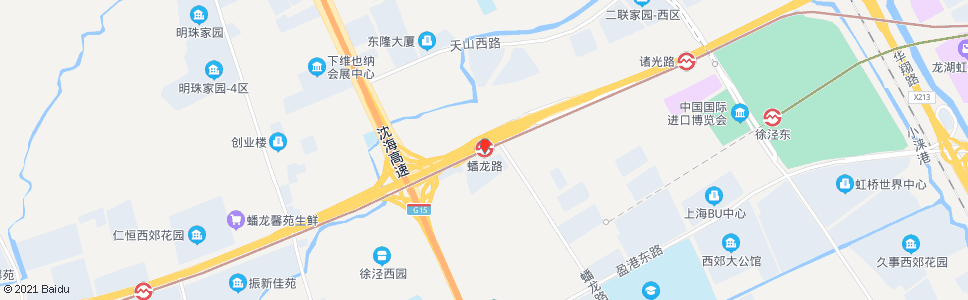 上海华徐公路蟠龙路_公交站地图_上海公交_妙搜公交查询2024