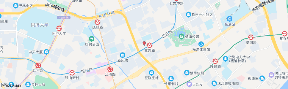 上海靖宇南路控江路_公交站地图_上海公交_妙搜公交查询2024