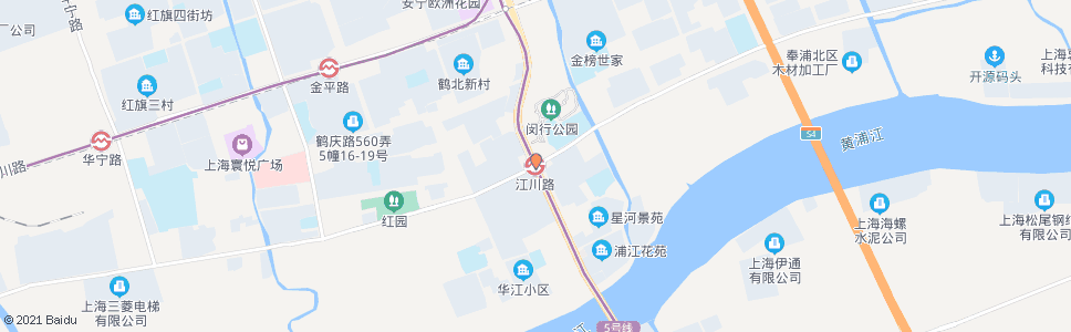 上海江川东路沪闵路_公交站地图_上海公交_妙搜公交查询2024