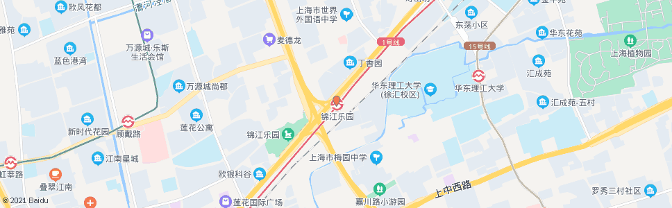 上海沪闵路虹梅南路(锦江乐园站)_公交站地图_上海公交_妙搜公交查询2024