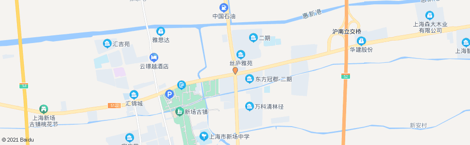 上海沪南公路申江南路_公交站地图_上海公交_妙搜公交查询2024