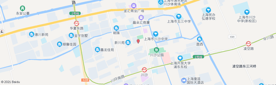 上海北蕰川路新川沙路_公交站地图_上海公交_妙搜公交查询2024