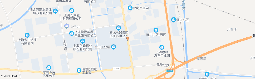 上海亭卫公路蒋庄路_公交站地图_上海公交_妙搜公交查询2024