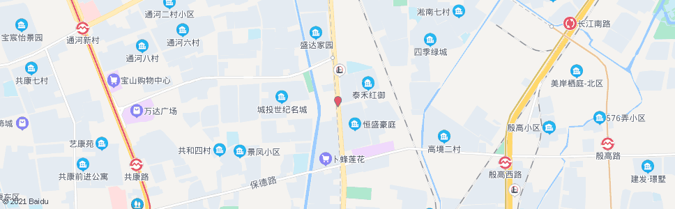 上海恒高路江杨南路_公交站地图_上海公交_妙搜公交查询2024