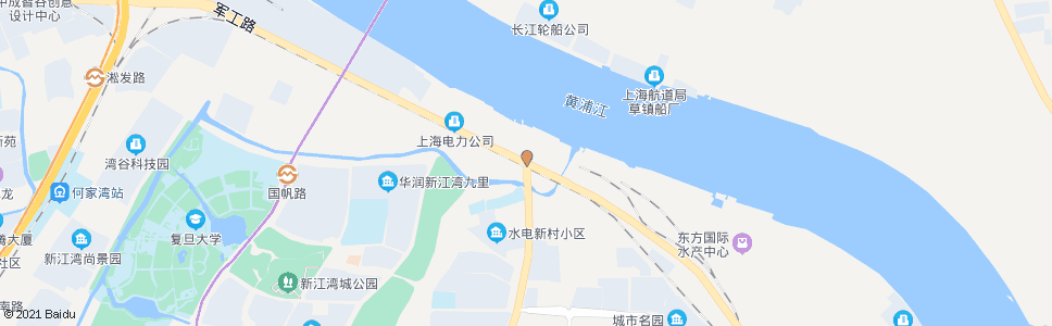 上海闸殷路军工路(闸殷路停车场)_公交站地图_上海公交_妙搜公交查询2024