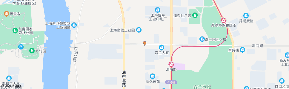 上海洲海路莱阳路_公交站地图_上海公交_妙搜公交查询2024