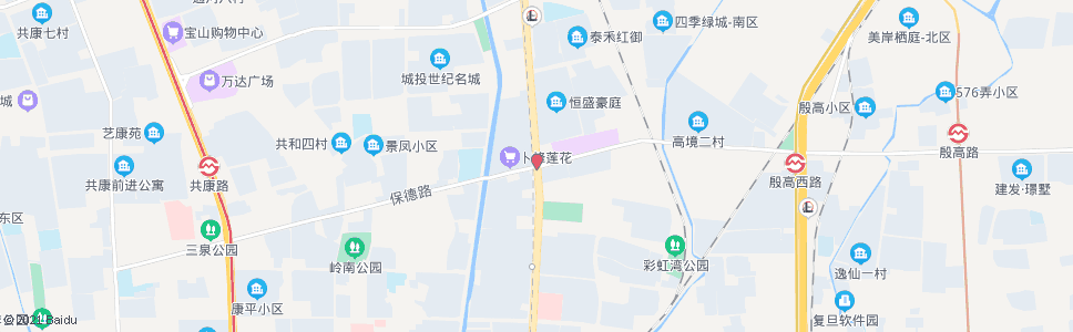 上海江杨南路保德路_公交站地图_上海公交_妙搜公交查询2024