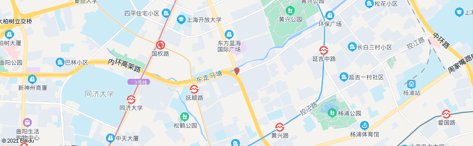 上海中山北二路黄兴路_公交站地图_上海公交_妙搜公交查询2024