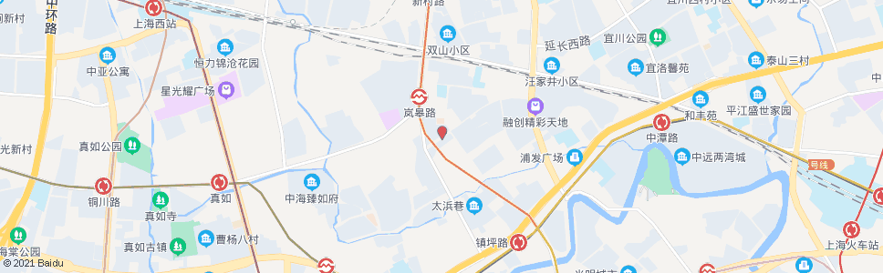 上海岚皋路华池路_公交站地图_上海公交_妙搜公交查询2024