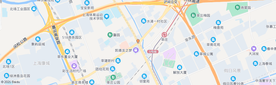 上海莘庄(沪闵路莘松路)_公交站地图_上海公交_妙搜公交查询2024