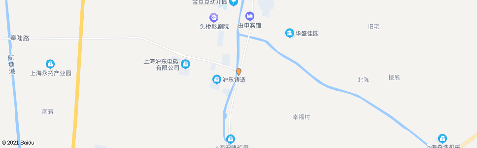 上海新奉公路大叶公路(招呼站)_公交站地图_上海公交_妙搜公交查询2024