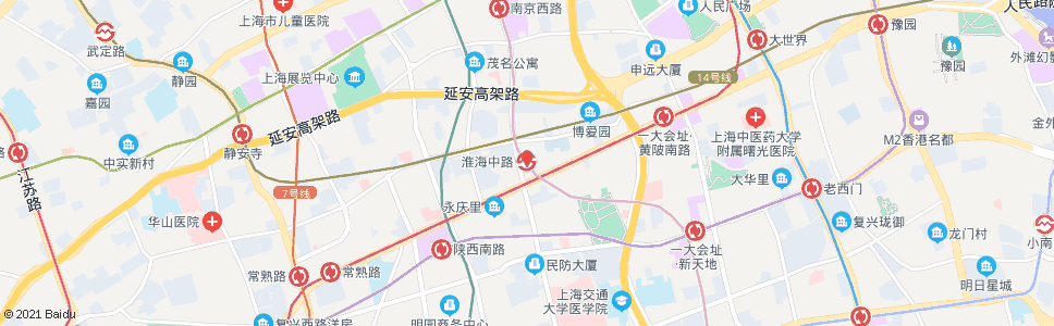 上海吴兴路淮海中路_公交站地图_上海公交_妙搜公交查询2024