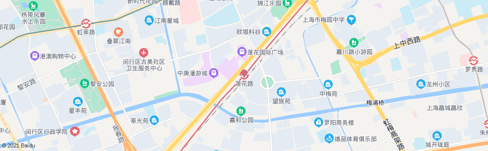 上海罗锦路莲花路_公交站地图_上海公交_妙搜公交查询2024