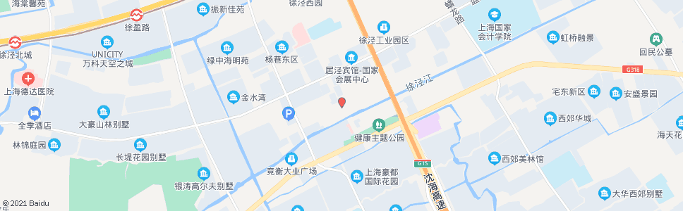 上海京华路育才路(徐泾小学)_公交站地图_上海公交_妙搜公交查询2024