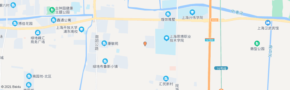 上海川南奉公路川治路(招呼站)_公交站地图_上海公交_妙搜公交查询2024