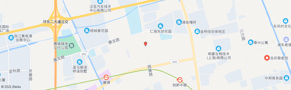 上海唐龙路顾唐路_公交站地图_上海公交_妙搜公交查询2024