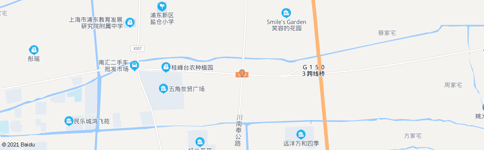 上海下盐路川南奉公路_公交站地图_上海公交_妙搜公交查询2024