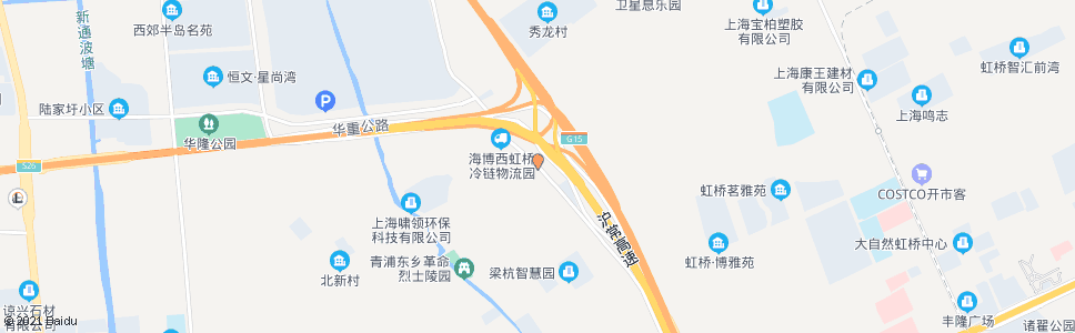 上海华徐公路凤星路_公交站地图_上海公交_妙搜公交查询2024