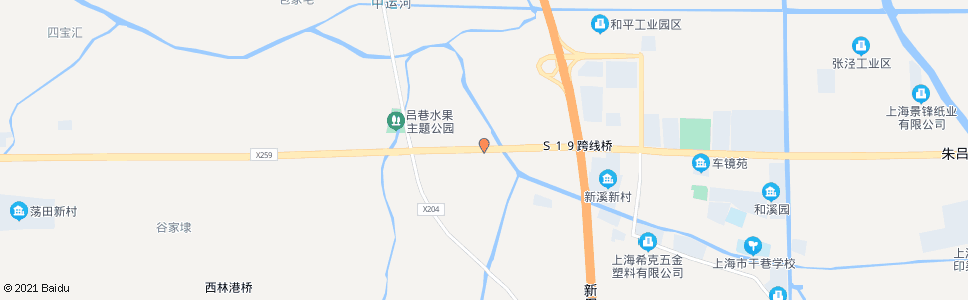 上海王家埭(朱吕公路金张辅道)_公交站地图_上海公交_妙搜公交查询2024