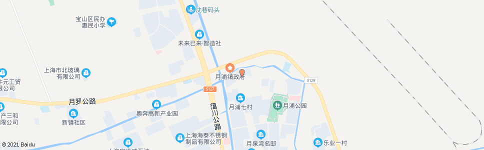 上海月浦新村(德都路月罗公路)_公交站地图_上海公交_妙搜公交查询2024