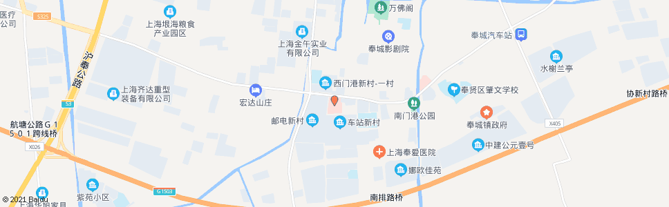 上海奉城医院(招呼站)_公交站地图_上海公交_妙搜公交查询2024