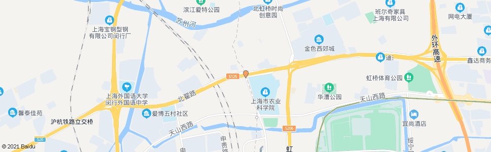 上海北翟路南华街(招呼站)_公交站地图_上海公交_妙搜公交查询2024